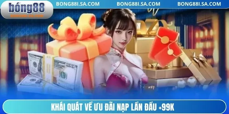 Khái quát về ưu đãi nạp lần đầu +99K
