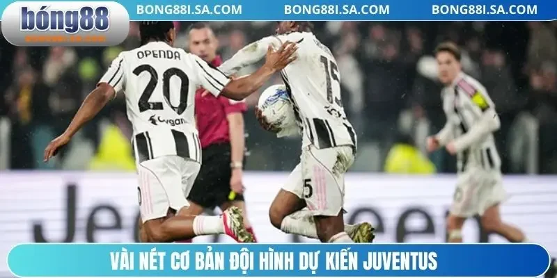 Vài nét cơ bản đội hình dự kiến Juventus
